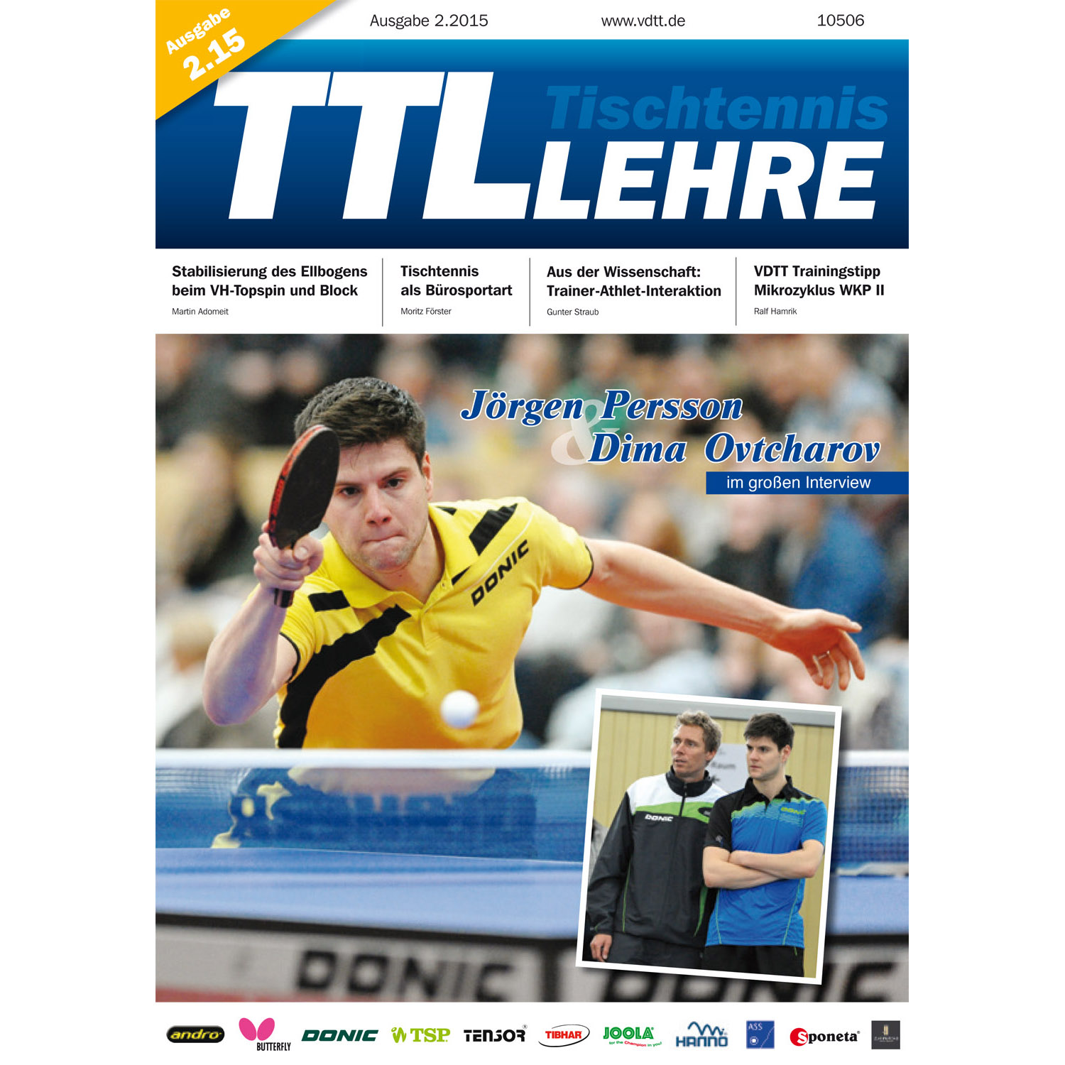 VDTT-Zeitschrift Tischtennislehre - Ausgabe: 2015-02