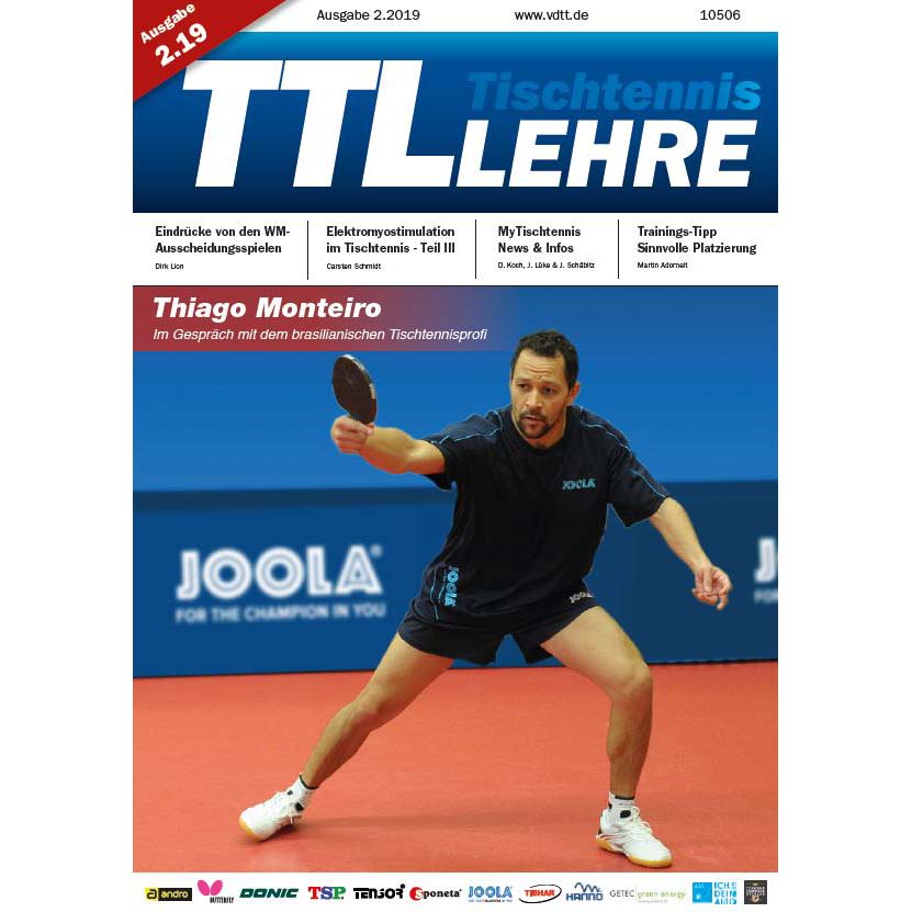 VDTT-Zeitschrift Tischtennislehre - Ausgabe: 2019-02